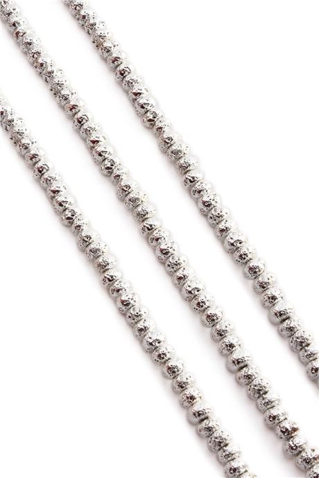 Hematite Natural Stone Shiny Rough Cylinder Washer Cut 6x4mm String Of Beads