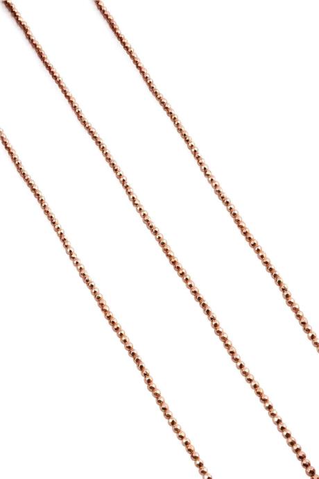 Hematit Taşı Küre Kesim Parlak Roz 2mm Doğal Taş Dizi