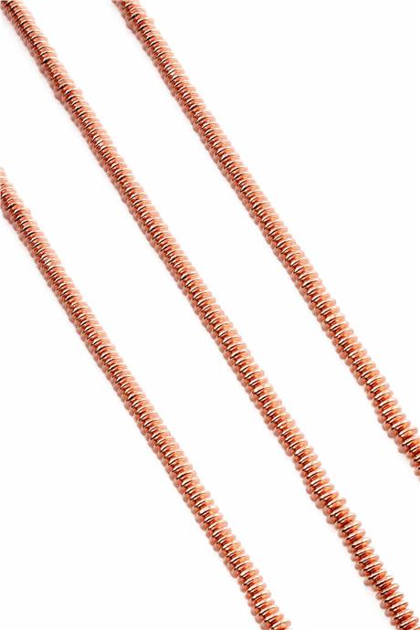 Hematite Natural Stone Shiny Rose 4x1mm String Of Beads