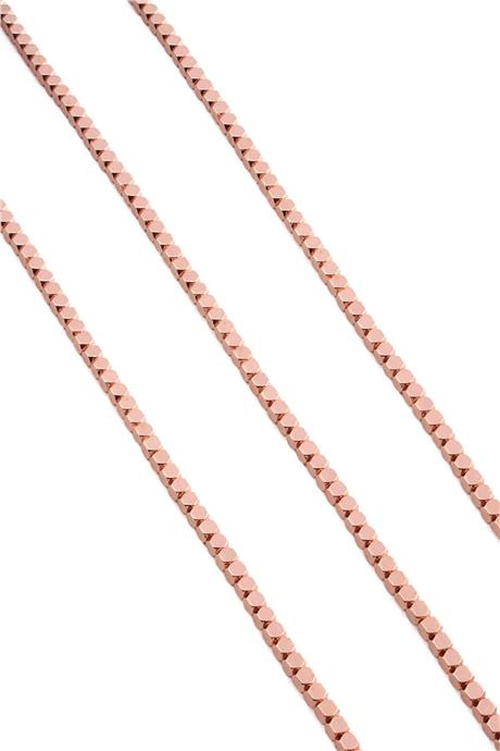 Hematite Natural Stone Shiny Rose 4x4mm String Of Beads