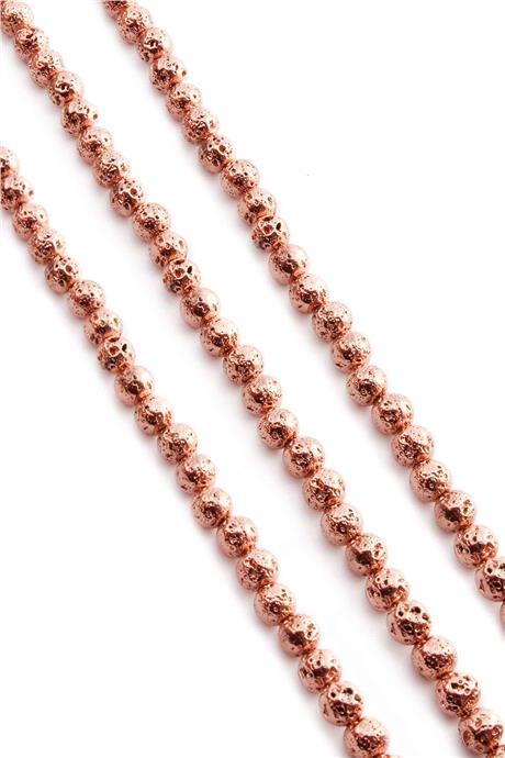 Hematite Natural Stone Shiny Rose Globe Cut 7x7mm String Of Beads