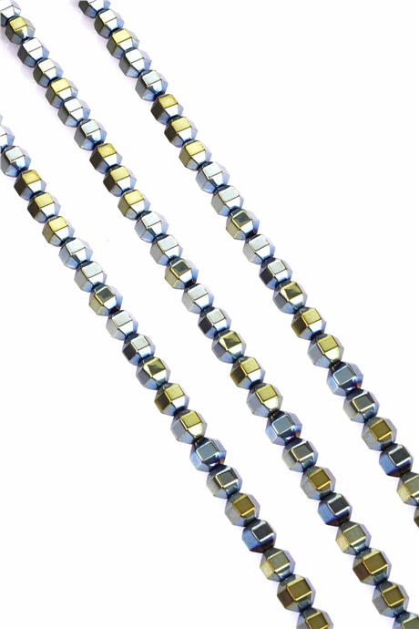 Hematit Taşı Özel Kesim Füme 8x8mm Doğal Taş Dizi