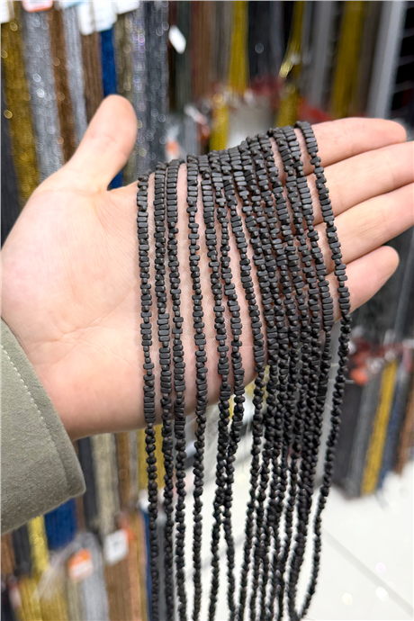 Hematit Taşı 2x4mm Yatsı Oval Kesim Doğal Taş Diziler