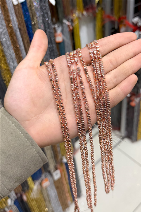 Hematit Taşı 2x4mm Yatsı Oval Kesim Doğal Taş Diziler