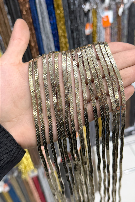 Hematit Taşı 4x1mm Çavuş Kesim Doğal Taş Diziler