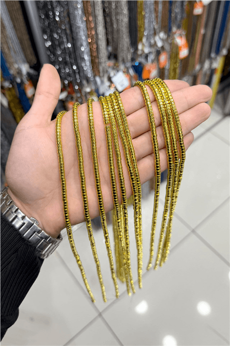 Hematit Taşı 4x2mm Rondela Kesim Doğal Taş Diziler