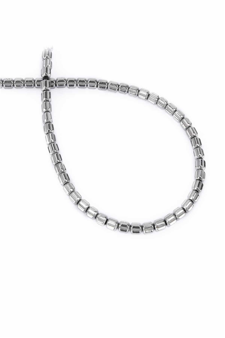 Hematit Taşı 4x4mm Silindir Kesim Doğal Taş Diziler