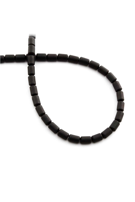 Hematit Taşı 4x5mm Silindir Kesim Doğal Taş Diziler