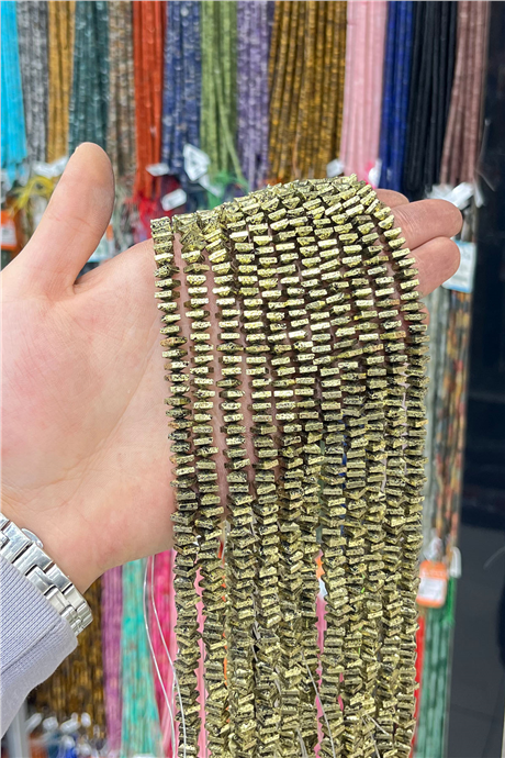 Hematit Taşı 6x5mm Rondela Kesim Doğal Taş Diziler