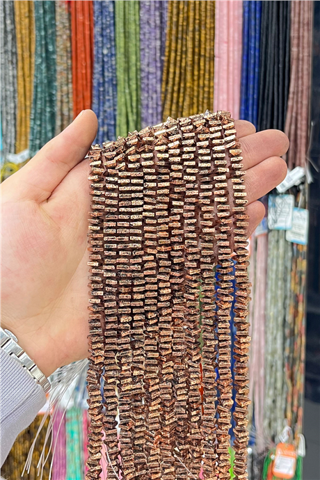 Hematit Taşı 6x5mm Rondela Kesim Doğal Taş Diziler