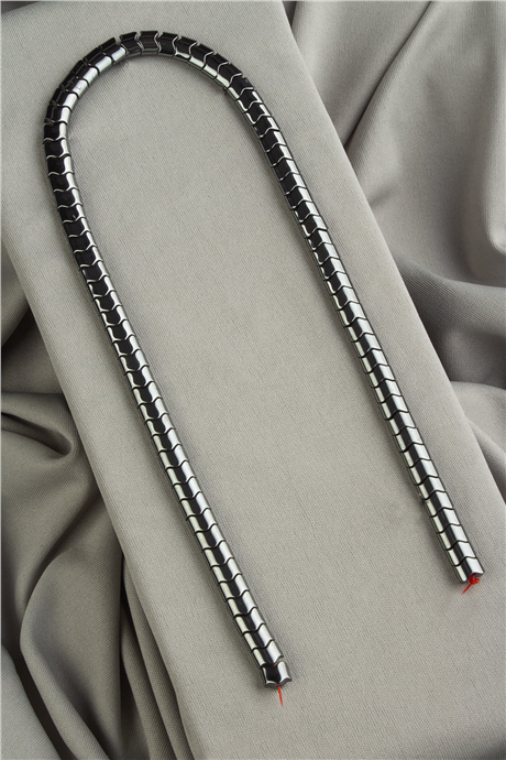 Hematit Taşı 6x7mm Balık Sırtı Kesim Doğal Taş Diziler