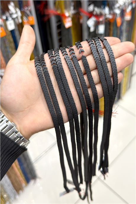 Hematit Taşı 7x2mm Çavuş Kesim Doğal Taş Diziler