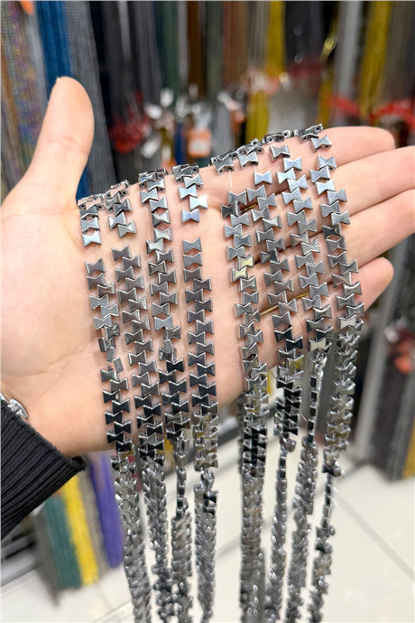 Hematit Taşı 7x5mm Fiyonk Kesim Doğal Taş Diziler