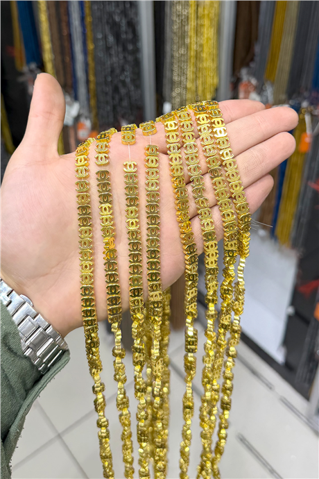 Hematit Taşı 8x6mm Chanel Kesim Doğal Taş Diziler
