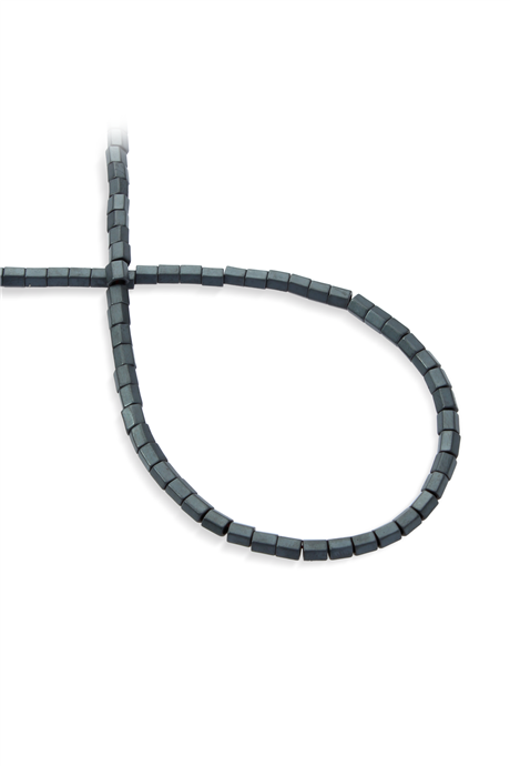 Hematit Taşı 4x4mm Altıgen Kesim Doğal Taş Diziler