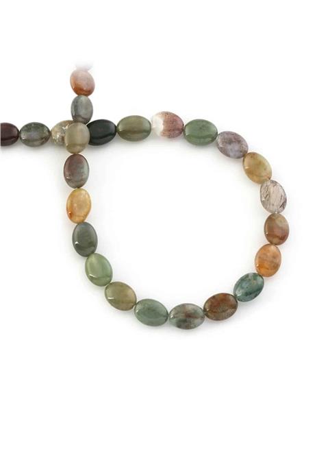 Hint Akik Doğal Taş Oval Kesim 8x10mm Dizi