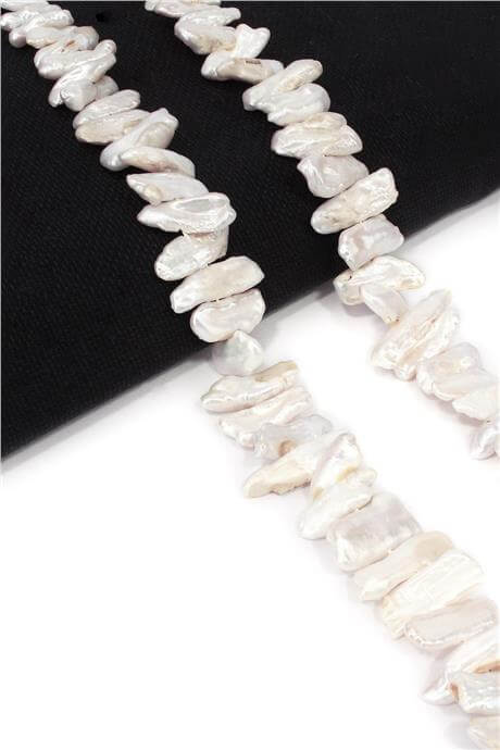 İnci Doğal Taş 16x6mm Dizi