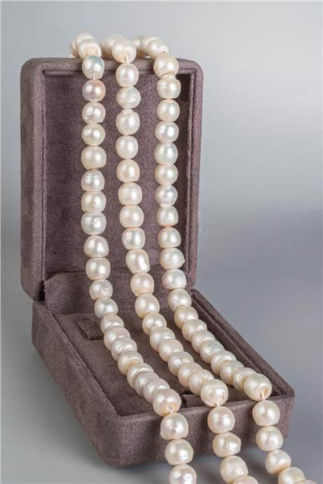 İnci Doğal Taş Küre 12mm Dizi