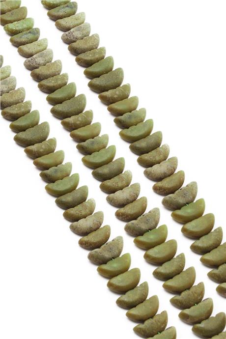 Jasper Natural Stone Tombul Amorphous Cut String Of Beads