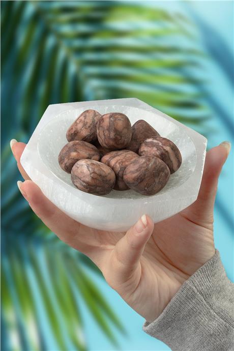 Jasper Taşı Tamburlanmış Kütle - 100 Gram