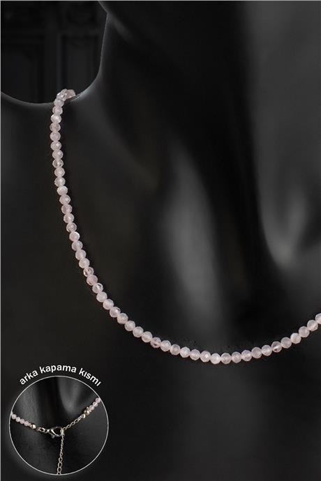 Kedi Gözü Doğal Taş Kristal Küre Kesim 3mm Kolye