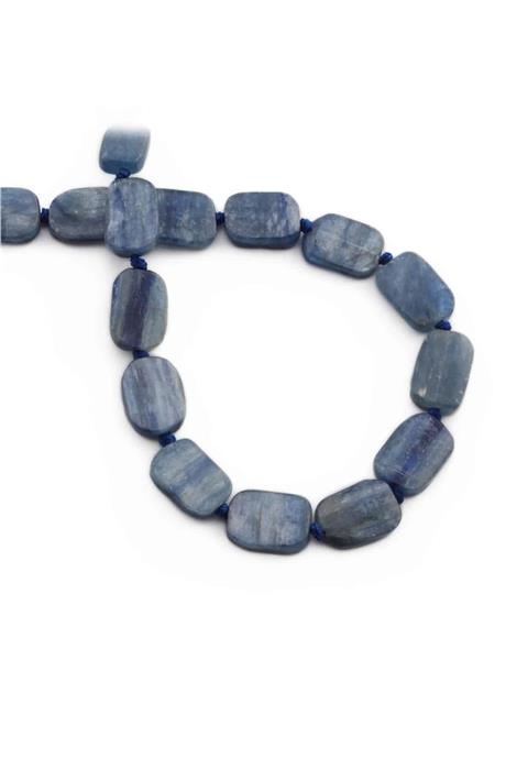 Kyanit Doğal Taş Oval Kesim 12x15mm Dizi