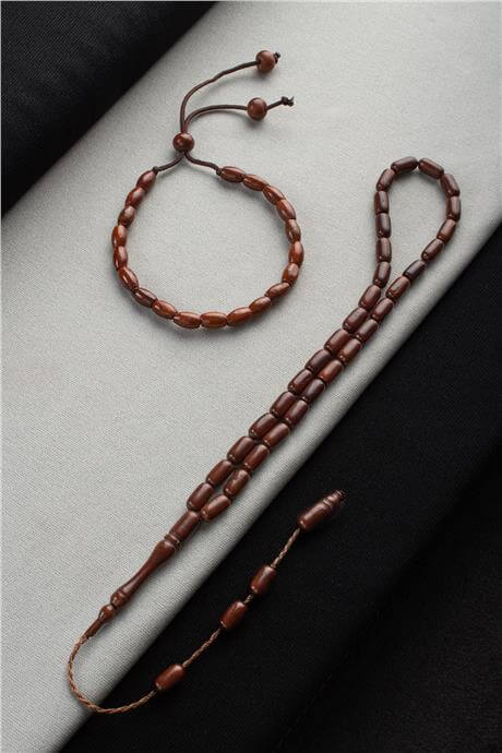 Kuka Ağacı Makrome Bileklik & Kuka Ağacı 33 lü 8mm Tesbih Seti