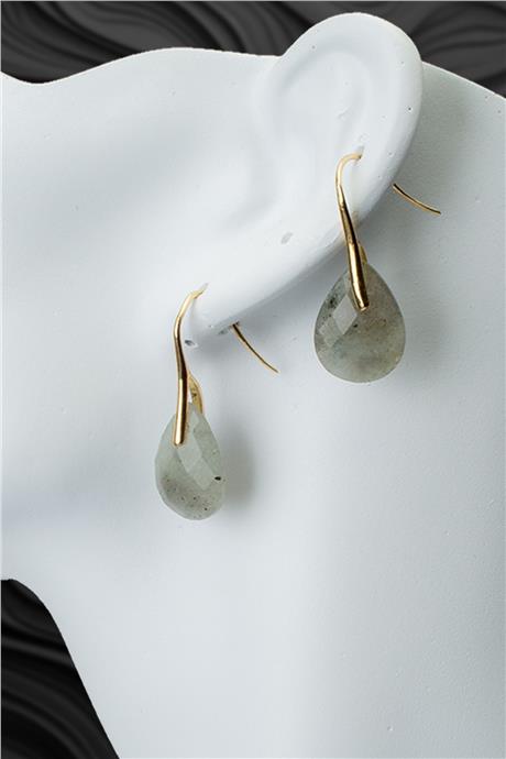 Labradorıt Doğal Taş Küpe