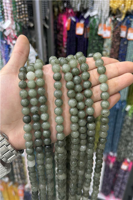 Labradorit Taşı Küre Kesim 10mm Doğal Taş Dizi