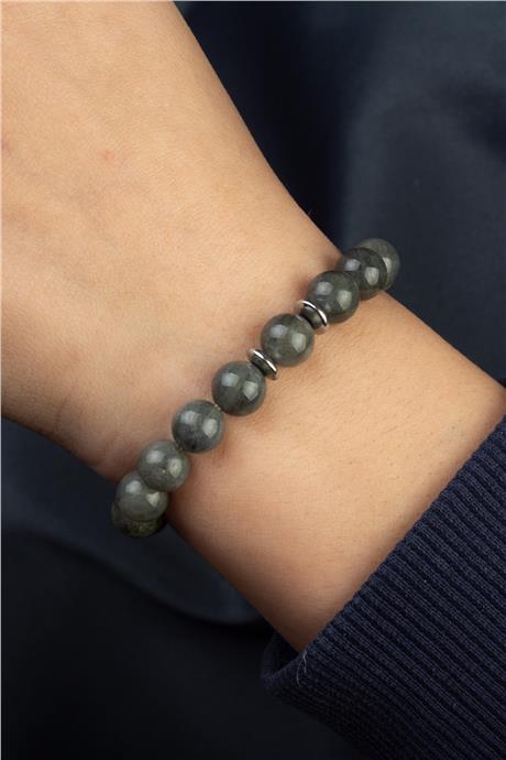Labradorit Doğal Taş Küre Kesim 8mm Bileklik