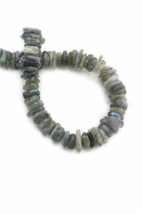 Labradorit Doğal Taş Rondela Kesim Dizi