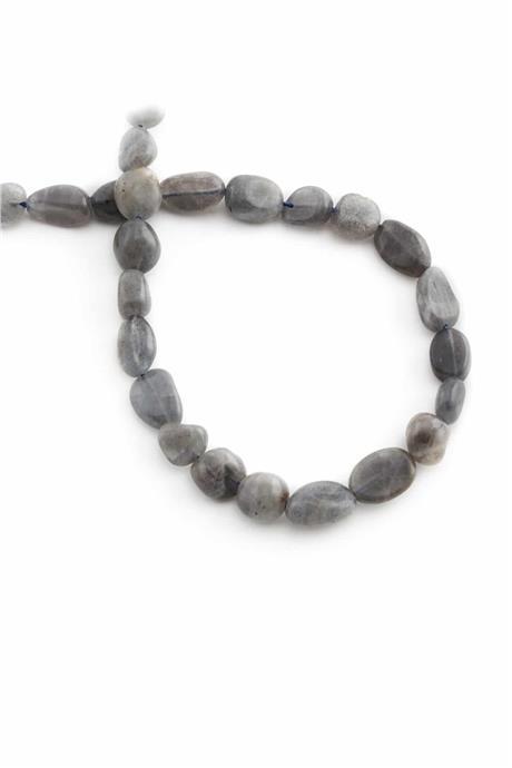 LABradorit Taşı Parlak Tımbıl Kesim 6x8mm Dizi [AA]