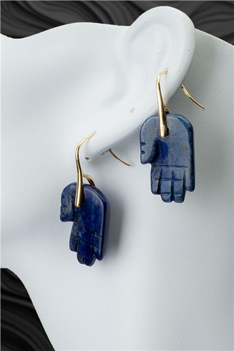 Lapıs Doğal Taş Küpe