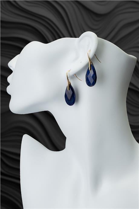 Lapıs Doğal Taş Küpe