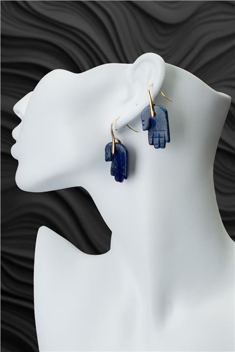 Lapıs Doğal Taş Küpe