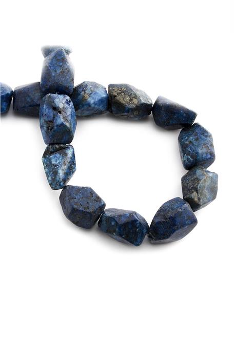 Lapis Lazuli Taşı 13x20mm Doğal Taş Dizi