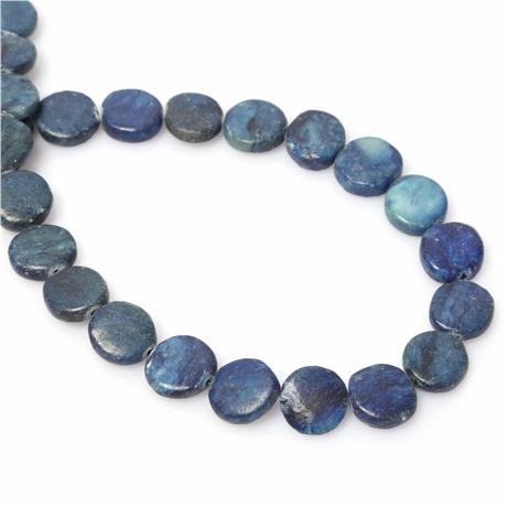 Lapis Lazuli Taşı Daire Kesim 15mm Doğal Taş Dizi
