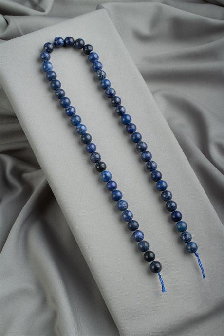 Lapis Lazuli Taşı Küre Kesim Parlak 8mm Doğal Taş Dizi [AA]