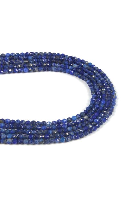 Lapis Lazuli Taşı Küre Kristal Kesim Parlak 2mm Doğal Taş Dizi [AA]