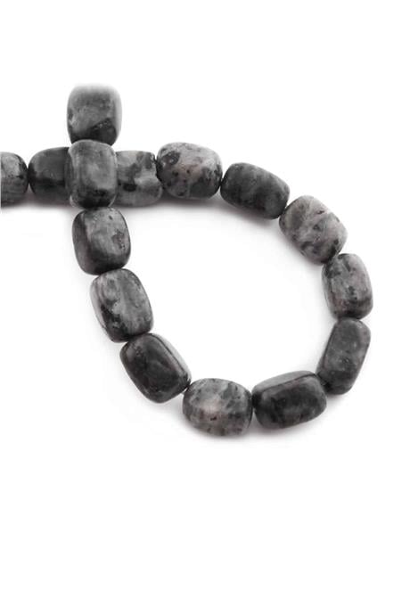 Larvakit Natural Stone Rectangular Cut 10x14mm String Of Beads