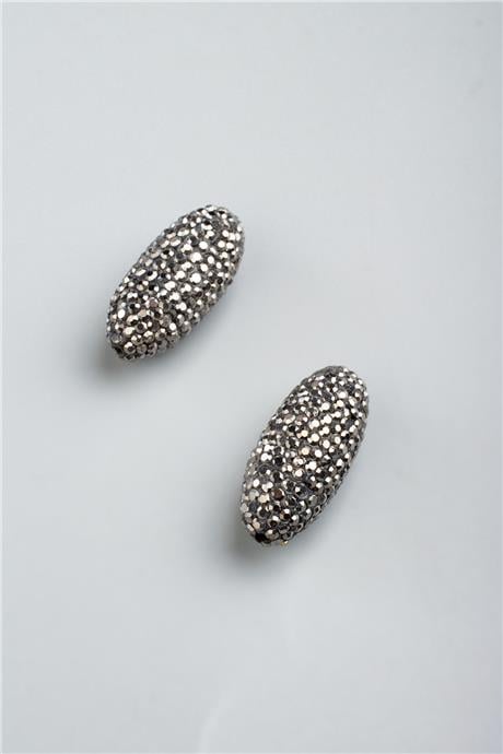 Markazit Füme Arpa Kesim 26x13mm Takı Aparatı