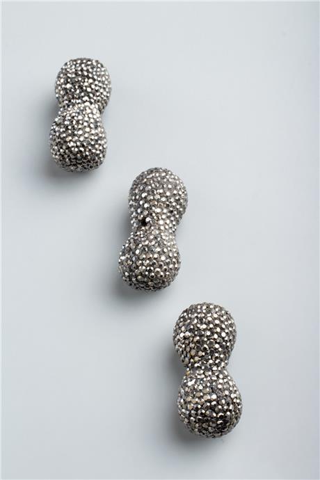 Markazit Füme Kemik Kesim 35x14mm Takı Aparatı