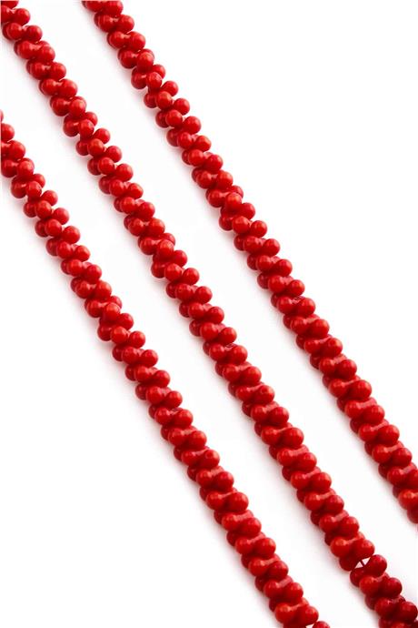 Mercan Taşı 8x2mm Doğal Taş Dizi