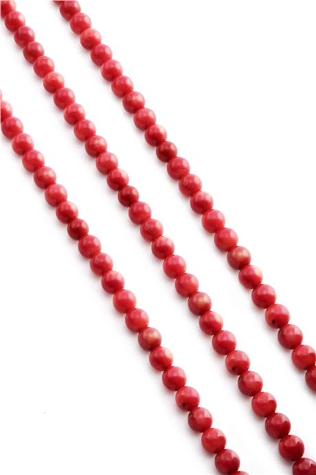 Mercan Taşı Küre Kesim 5mm Doğal Taş Dizi