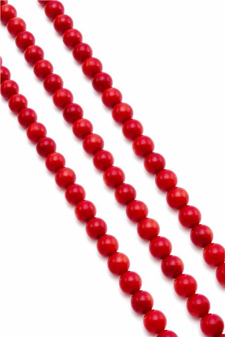 Mercan Taşı Küre Kesim 8mm Doğal Taş Dizi