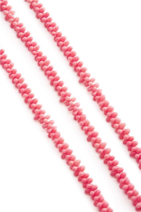 Mercan Taşı Pembe 9x3mm Doğal Taş Dizi