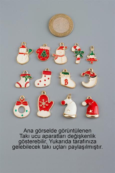 Mercan Doğal Taş Yılbaşı Karışık Sallantılı Zincir Bileklik