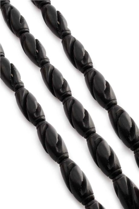 Onyx Natural Stone 15x30mm String Of Beads