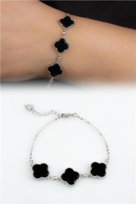 Oniks Doğal Taş Zincir Bileklik