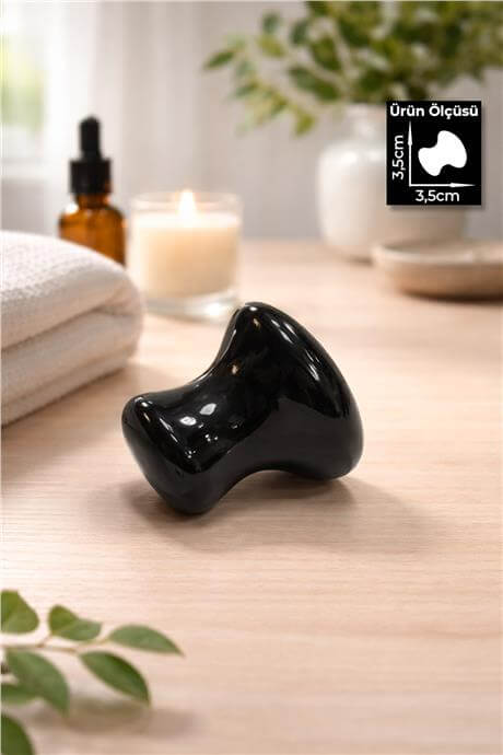 Oniks Taşı Mantar Masaj Aleti